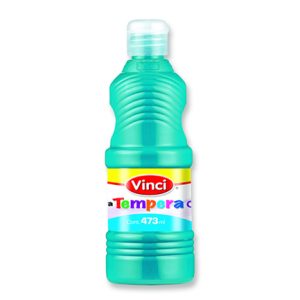pintura tempera vinci 473 ml azul turquesa