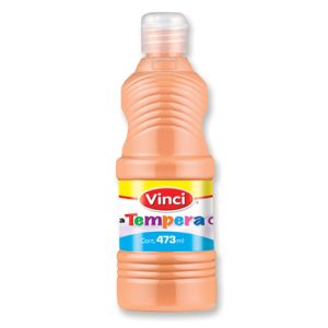 pintura tempera vinci 473 ml rojo carne imitación