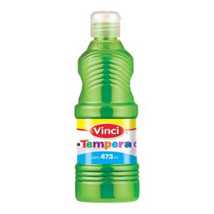 pintura tempera vinci 473 ml verde fluorescente