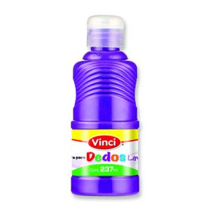 pintura para dedos lavable vinci 237 ml violeta