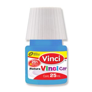pintura cartel vinci 25 ml azul pastel 84 caja c/10 piezas