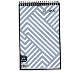 block estrella taquigrafia espiral largo 80 hjs