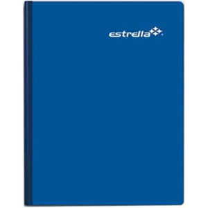 cuaderno estrella universitario cosido raya 100 hjs