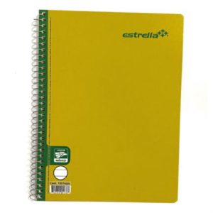 cuaderno profesional estrella star kids portada lisa raya 100 hojas