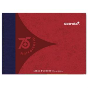 libro florete estrella forma italiana raya 240 hojas