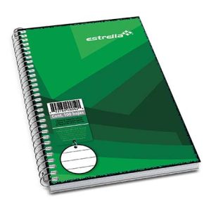 libreta estrella 1/8 espiral raya 50 hjs