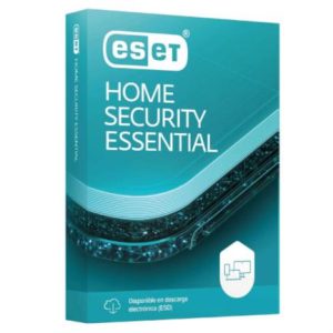 licencia antivirus eset home security essential 1 año 10 usuarios internet security caja