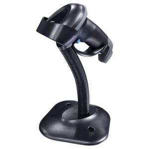 lector ecline de codigo de barras escaner de mano largo alcance con base 1d