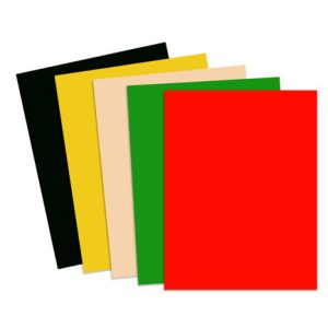papel cortado eurocolors carta colores arcoiris festive paquete c/100