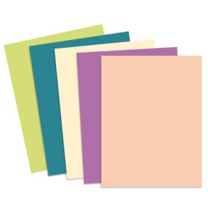 papel cortado eurocolors carta colores arcoiris candy paquete c/100