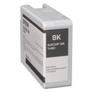 cartucho de tinta epson sjic35p colorworks c6500/6000 color negro