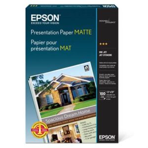 papel epson pq ink jet super b 13" x 19 100 sh