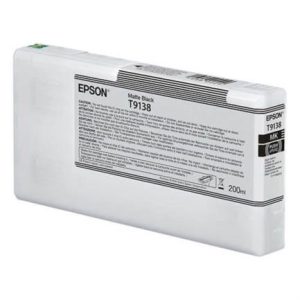 tinta epson ultrachrome hd 200ml color negro mate
