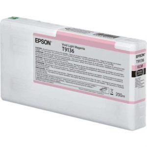 tinta epson ultrachrome hd 200ml color magenta claro vivo