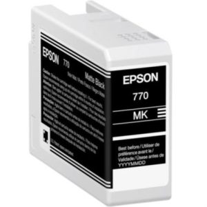 tinta epson ultrachrome pro10 25ml color negro mate
