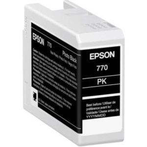 tinta epson ultrachrome pro10 25ml color negro fotográfico