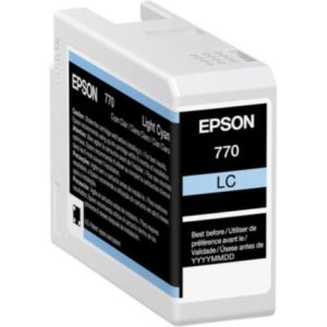 tinta epson ultrachrome pro10 25ml color cyan claro