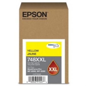 tinta epson t748xxl capacidad extra alta wf 6090/wf 6590 color amarillo