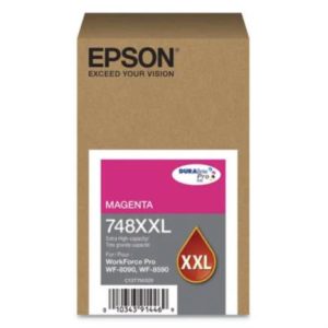 tinta epson t748xxl capacidad extra alta wf 6090/wf 6590 color magenta