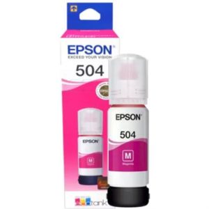 tinta epson original t504 70ml ecotank l4150/l4160 color magenta