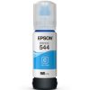 tinta epson original t544 al ecotank l1110/l3110/l3150/l5190 color cian