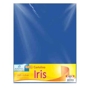 cartulina euromac iris azul 50x65cm c/10