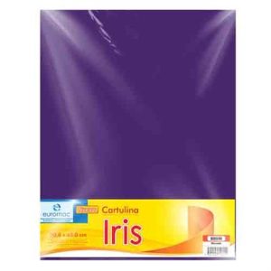 cartulina euromac iris morado 50x65cm c/10