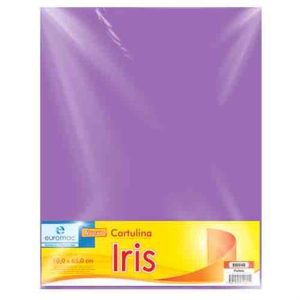 cartulina euromac iris violeta 50x65cm c/10