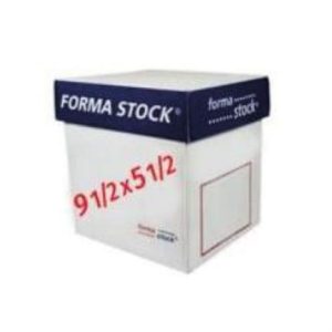 papel formastock 9.5x5.5" blanco 3tantos c/1000