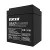 batería forza fub 1245 sellada de plomo Ácido recargable 12v 4.5ah agm sin mantenimiento negro