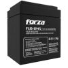 batería forza fub 1245 sellada de plomo Ácido recargable 12v 4.5ah agm sin mantenimiento negro