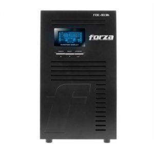 ups forza fdc 103k en línea con capacidad de 3000va/3000w 120v 9 nema 40 70hz negro