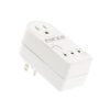 protector de voltaje forza fvp 1201b 900j/1800w capacidad de protección y temporizador giro de 350° rj45 120v blanco