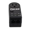 protector de voltaje forza fvp 1201n 900j/1800w capacidad de protección y temporizador giro de 350° negro