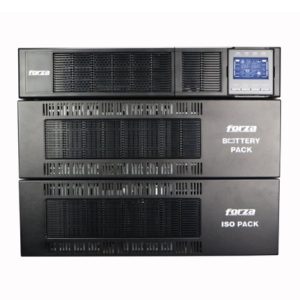 ups forza doble conversion en linea fdc 110kmr iso 10.000va / 10.000w iso fp 120 240v torre bastidor