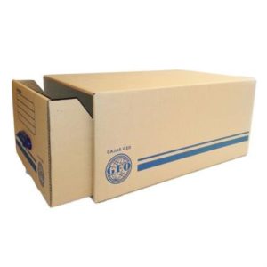 caja de gaveta geo deslizable tamaño oficio con refuerzo 60x40x27cm