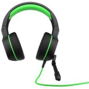 audífonos hp usb led 400 pavillion gaming color negro verde