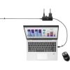 adaptador hp usb c travel hub g2 color negro