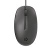 mouse hp 125 alámbrico usb negro sensor Óptico 1200 dpi 3 botones cable 1.8 m compatible con windows