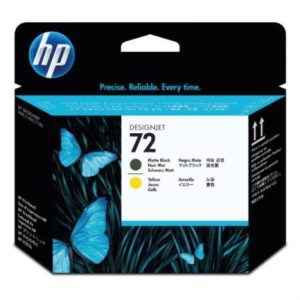 cabezal hp lf de impresión 72 color negro mate amarillo