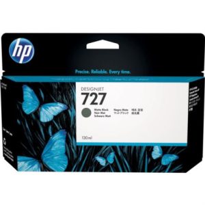 tinta hp lf 727 designjet negro fotografico 300ml
