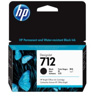 tinta hp lf designjet 712 38ml color negro
