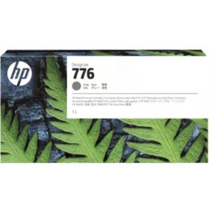 tinta hp lf 776 1l color gris