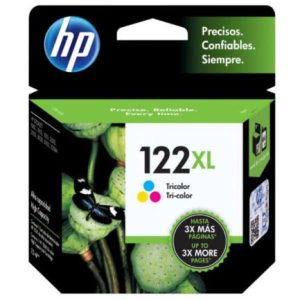 tinta hp 122xl tricolor deskjet 1000/2000/2050/3050
