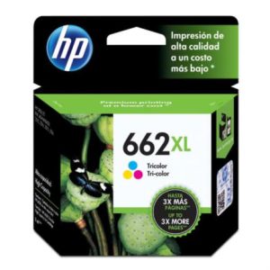 tinta hp 662xl tricolor