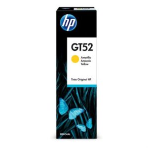 botella tinta hp gt52 amarillo
