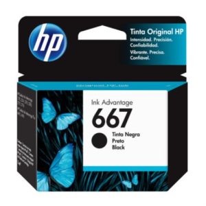 tinta hp original ink advantage 667 color negro