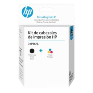 kit de cabezales hp gt negro/tricolor