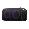 bocina hisense party rocker one 300w 2 vias exterior/interior con subwoofer ipx4 pantalla led bt/fm/aux/dc in/usb