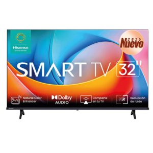 televisor hisense 32" a4kv smart tv hd resolución 1366x768 wifi/hdmi/usb full array